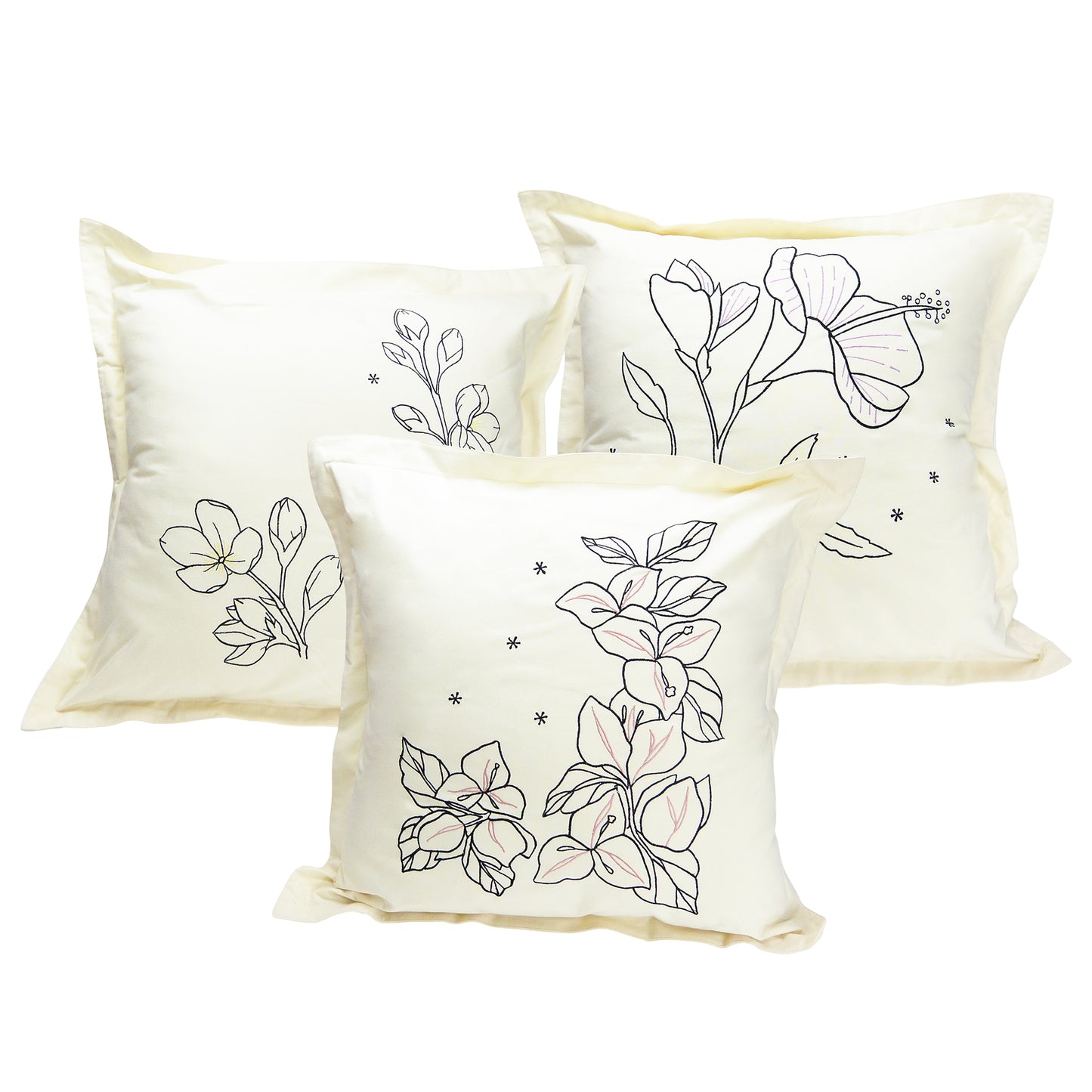 EMBROIDERED CUSHION COVER