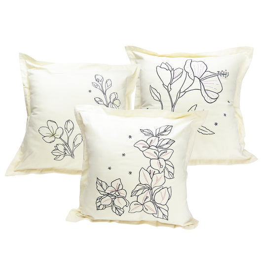 EMBROIDERED CUSHION COVER
