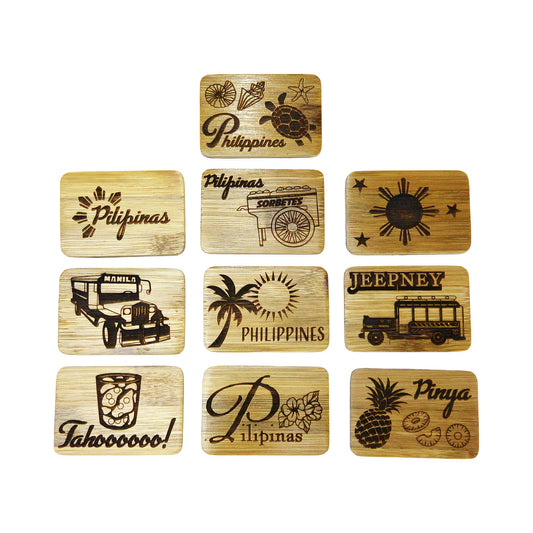 ENGRAVED BAMBOO REF MAGNETS