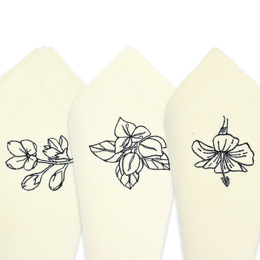 EMBROIDERED TABLE NAPKIN